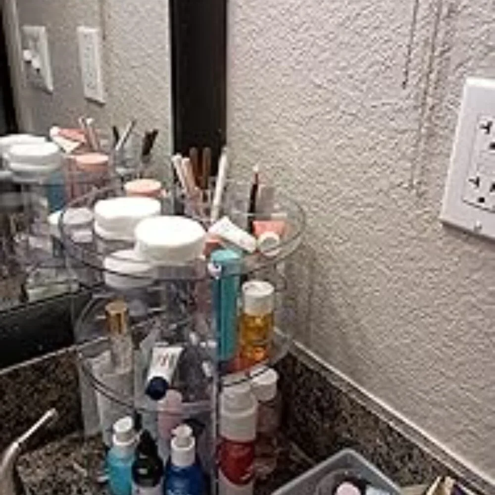 BRAND NEW Rotating Makeup Organizer, DIY 8 Adjustable Layers